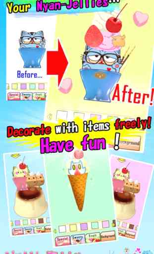 Nyan-Jelly  Get & Float: Decorate with sweets! 3