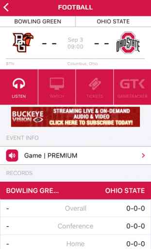 Ohio State Buckeyes Gameday LIVE 3
