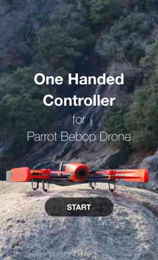 One Handed Controller for Bebop Drone 1
