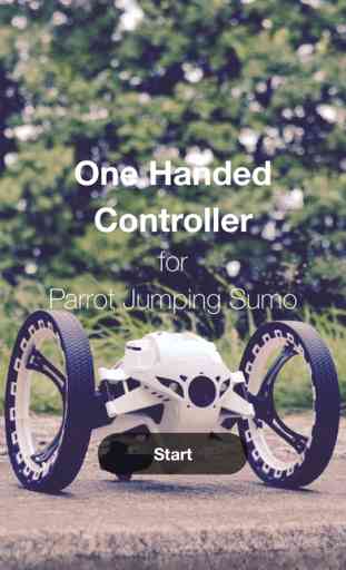 One Handed Controller for Jumping Sumo 1