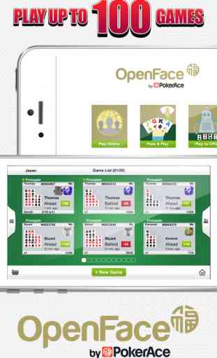 Open Face by PokerAce 2