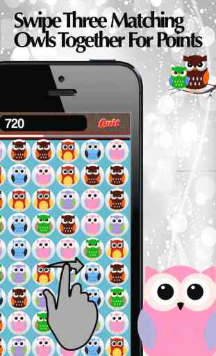 Owl Mania- A Cute Match 3 Puzzle Pop Game 2