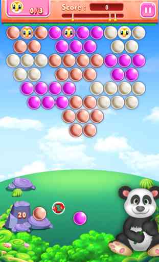 Panda Bubble Ball Pop Shooter: Pandas Snoopy 3