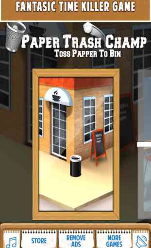 Paper Trash Champ - Toss Paper to Bin 1