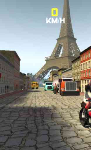 Paris Bike Stunt Action Racing Game: Speed Driving 4