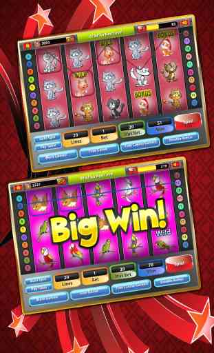 Pet Slots Machines - Cute Baby Animals Match and Win (Fun Free Casino Games) 3