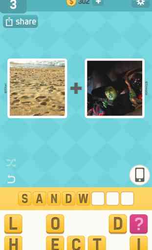 Pictoword Free: Fun 2 Pics Guess What's the 1 Word 1