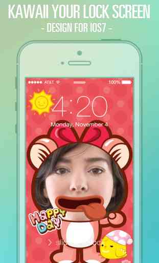 Pimp Lock Screen Wallpapers Pro - Cute Cartoon Special for iOS 7 3