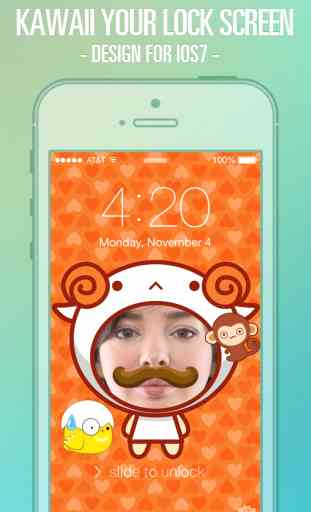 Pimp Lock Screen Wallpapers Pro - Cute Cartoon Special for iOS 7 4