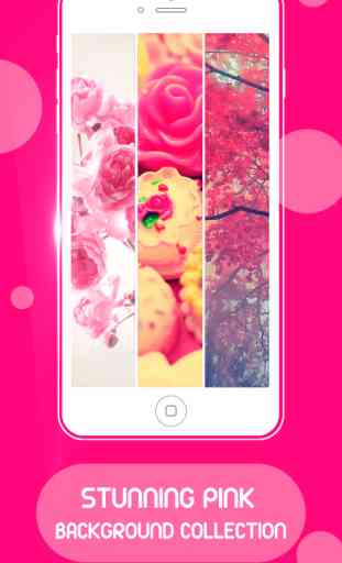 Pink Live Wallpapers & Backgrounds HD for Live Photos, Lock Screen Themes for iPhone,iPad & iPod 3