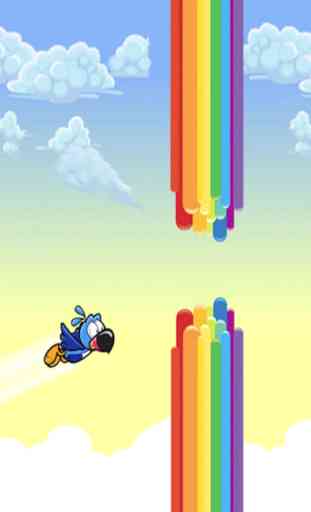 Pipe Fly - Tiny Bird Flaps his Wings over the Rainbow Towers 2