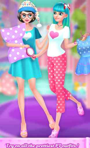 PJ Slumber Party Night: Spa Makeup and Dress Up Beauty Salon Girls Game 4