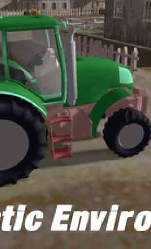 Plow Farm Tractor –Newest farming plowing harvesting  growing organic crops 3D Simulator Game 4