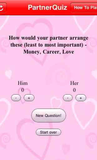 Partner Quiz - How much do you know about your partner? 1