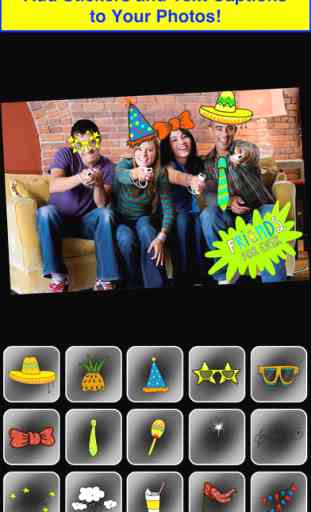Party Booth - Live Camera Stickers and Fun Photo Editor 3