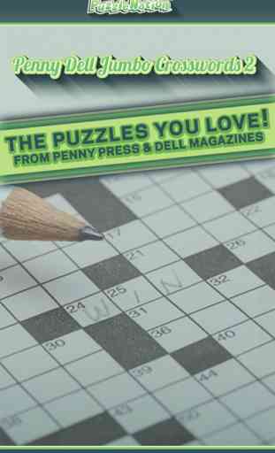 Penny Dell Jumbo Crosswords 2 – Crossword Puzzles for Everyone! 1