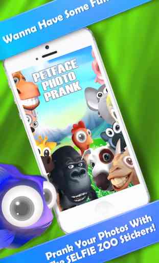 PetFace Photo Prank FREE - Selfie Zoo Stickers 1