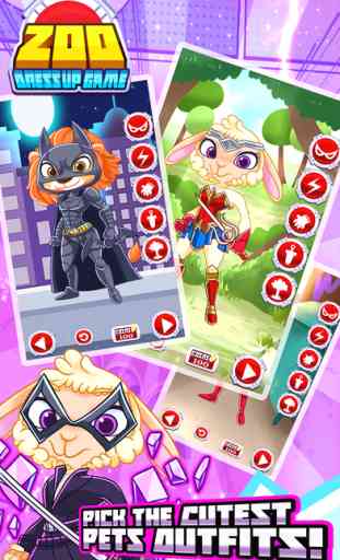 Pets Super Hero Maker Dress Up Games For Kids Free 4