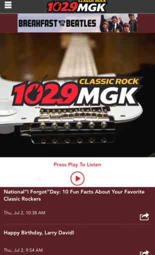 Philadelphia’s Classic Rock 102.9 MGK 1