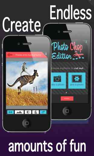 Photo Chop Editor- cut and paste your crazy pictures & photos 1