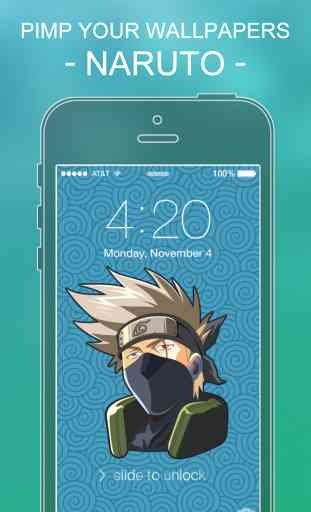 Pimp Your Wallpapers Pro - Naruto Edition for iOS 7 1