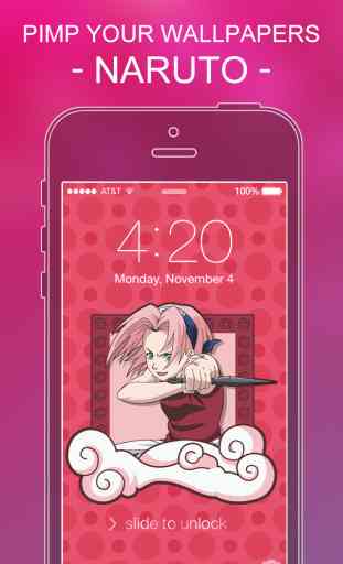 Pimp Your Wallpapers Pro - Naruto Edition for iOS 7 3