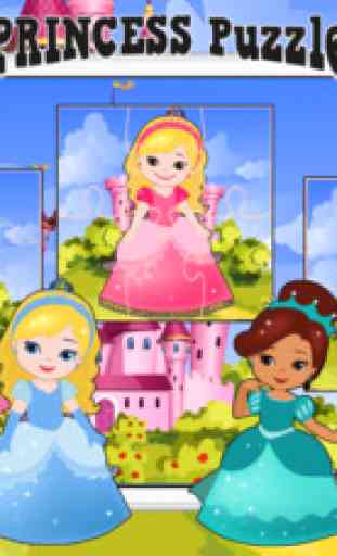 Play Fairy & Princess Cartoon Jigsaw Puzzle Kids 2
