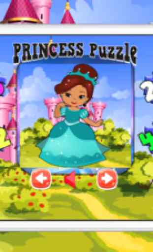 Play Fairy & Princess Cartoon Jigsaw Puzzle Kids 3