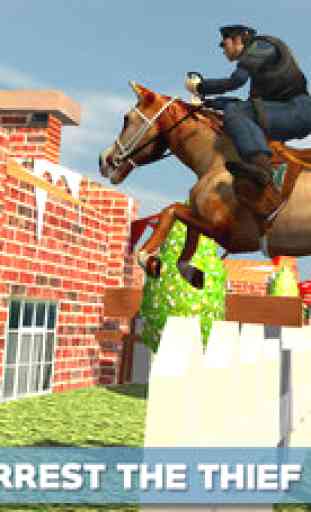 Police Horse Chase 3D - Sheriff Arrest the Thief & Robbers to Control the Town Crime Rate 1