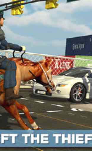 Police Horse Chase 3D - Sheriff Arrest the Thief & Robbers to Control the Town Crime Rate 4