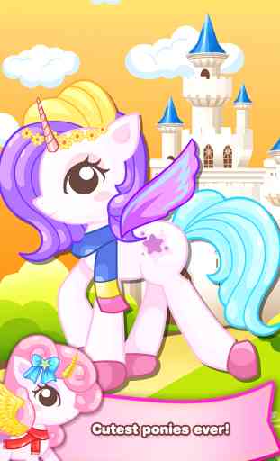 Pretty Pony Salon - Makeover little ponies with Make-up and Dress Up! 1