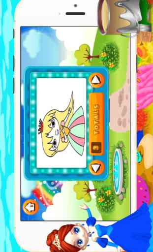 Princess Girl Coloring Book - All In 1 Fairy Tail Draw, Paint And Color Games HD For Good Kid 2