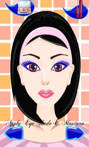 Princess makeup – Dress up Game – Top free game for fashionable ladies, star glamor girls, celebrity teens and movie actress’s beauty makeover lovers 2