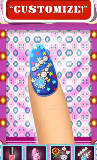 Princess Nail Salon For Trendy Girls - Make-over art nail experience like crayola party FREE 1