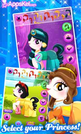Princess Pony Girls Dress Up 2 – Little Pet Beauty Makeover Games for Free 2
