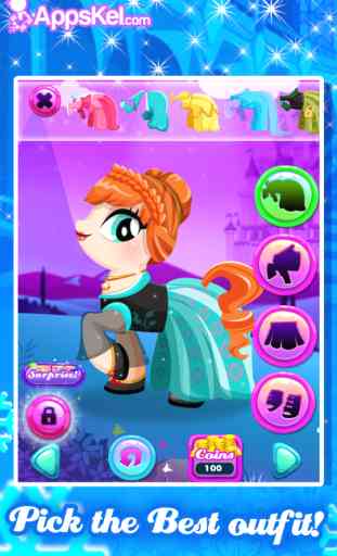 Princess Pony Girls Dress Up 2 – Little Pet Beauty Makeover Games for Free 3