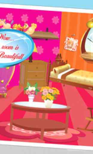 Princess Room Decoration - Little baby girl's room design and makeover art game 3