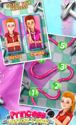 Princess Workout Salon - Top Beauty & Fitness Gym by Happy Baby Games 2