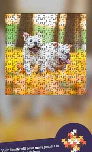 Puppy-Puzzle Animal Jigsaw With Cute Baby Dog Puzzle Bits-Pieces 4