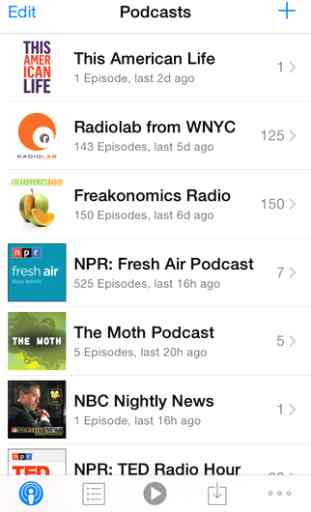 PodCruncher podcast app - Player and manager for podcasts 2