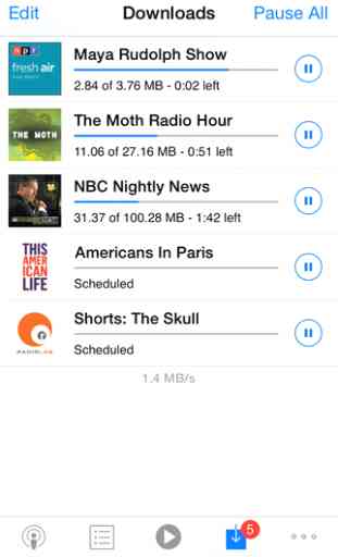 PodCruncher podcast app - Player and manager for podcasts 4
