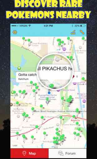 Poke Map Finder for Pokemon Go - Catch Finder & Chat 1