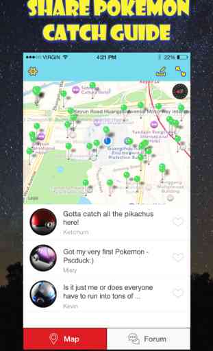 Poke Map Finder for Pokemon Go - Catch Finder & Chat 2