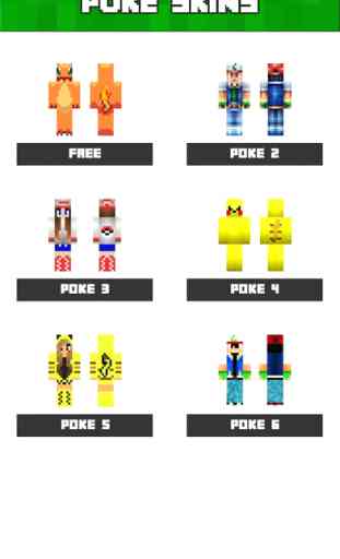 Poke Skins Free For Minecraft PE - Best Pixelmon Go Skins 2
