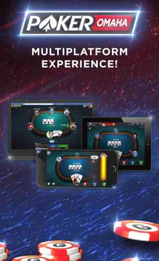Poker Omaha - Free Online Vegas Casino Card Game 3