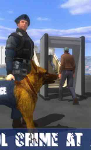 Police Dog Airport Criminal Chase 3D 2