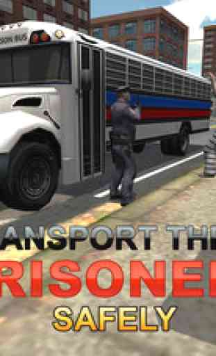 Police Prison Bus Duty – Alcatraz jail criminal transporter simulation 4