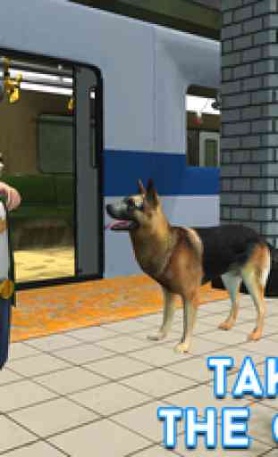 Police Subway Security Dog – City crime chase sim 3