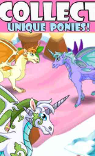Pony City - Girls pet unicorn evolution games 3