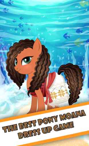 Pony Girls Dress Up - Moana My Little Equestria 1